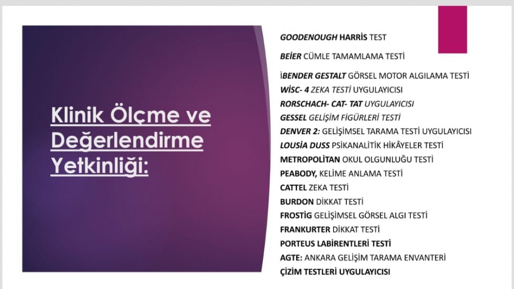 Uzman Klinik Psikolog Yağmur Çelik
