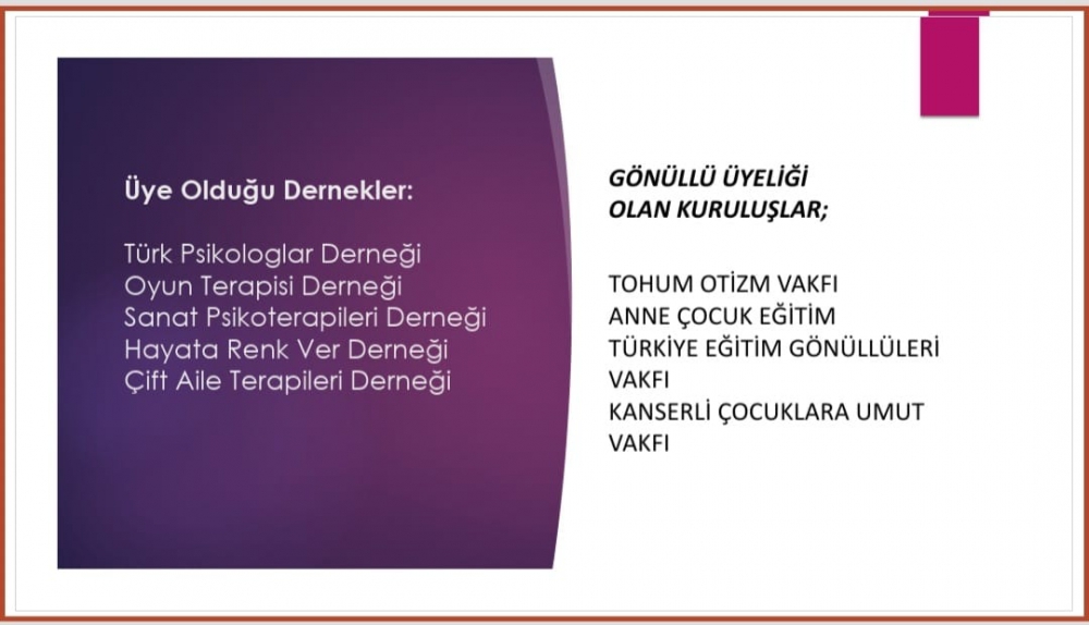 Uzman Klinik Psikolog Yağmur Çelik